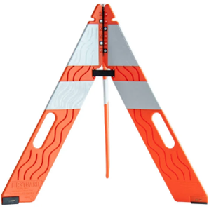 FirstGard Foldable Safety Cone Set of 5 | Collapsible Reflective