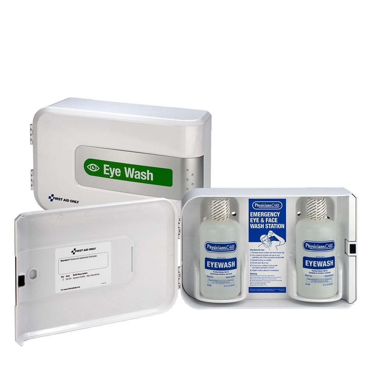 Smart Compliance Complete Eyewash Cabinet – Plastic | OSHA