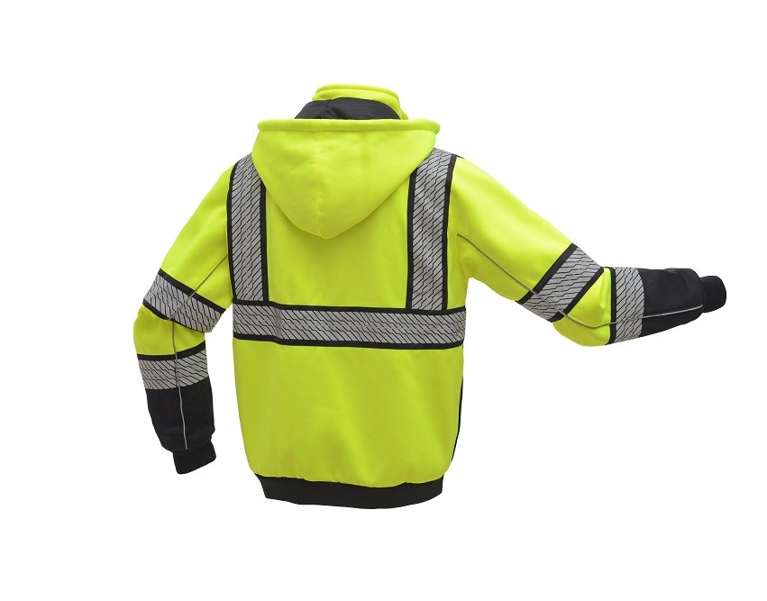 Onyx Class 3 High-Visibility Winter Sweatshirt with Fabric Protection