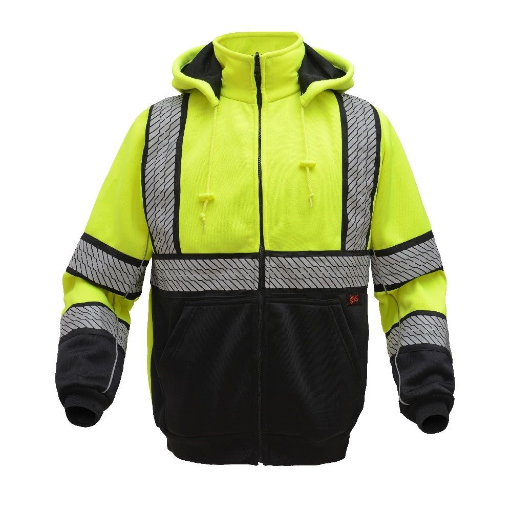 Onyx Class 3 High-Visibility Winter Sweatshirt with Fabric Protection