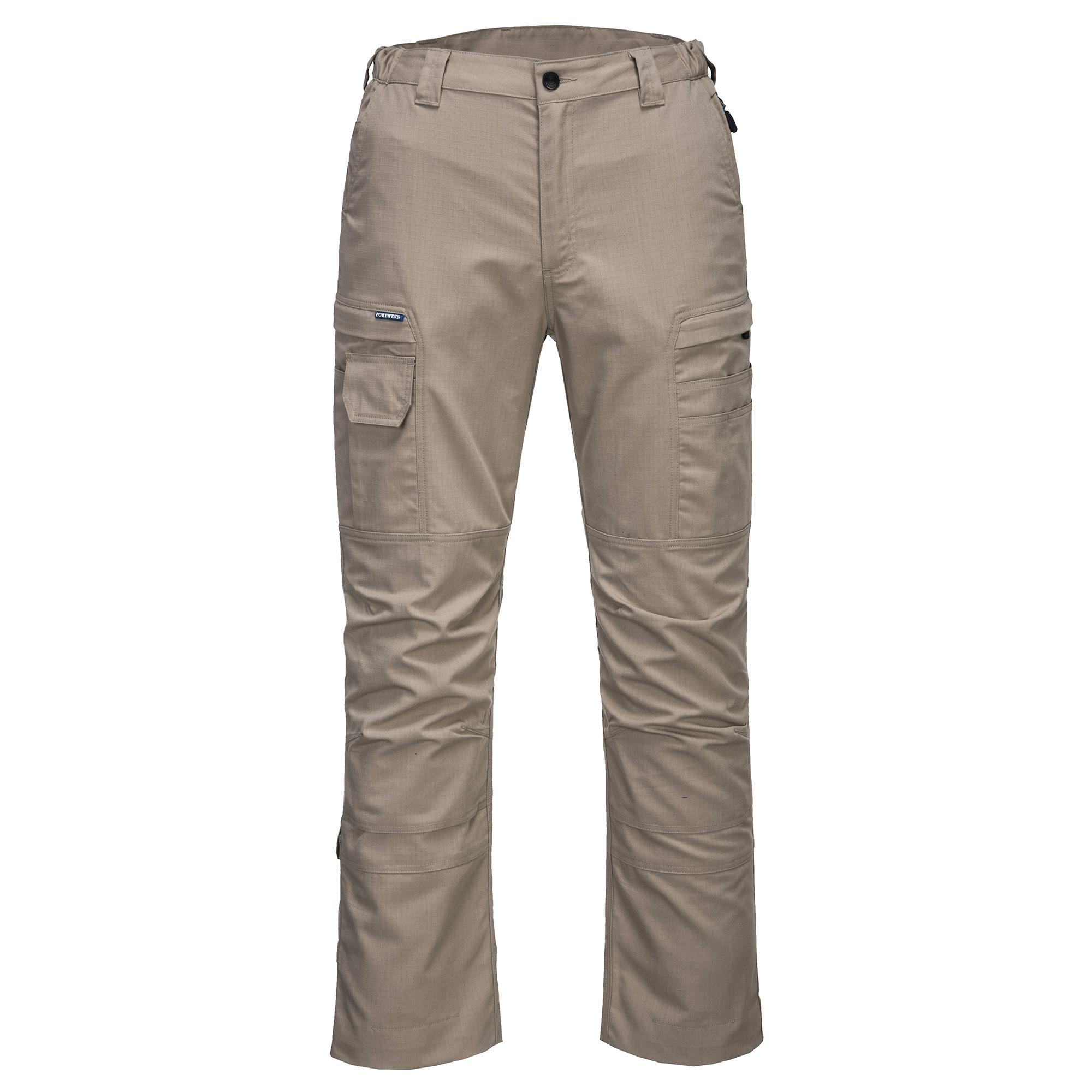 Portwest KX3 Ripstop Flex Work Pants | Sand | Stretch Ripstop | 14