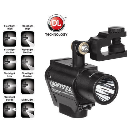 Helmet Mounted Multi-Function Dual Light