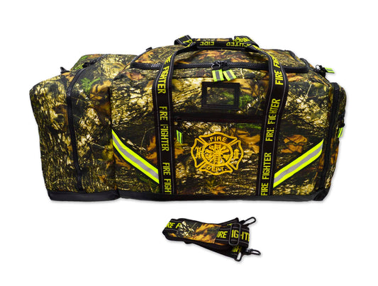 Camouflage 3XL Firefighter Step-In Gear Bag with Helmet Compartment