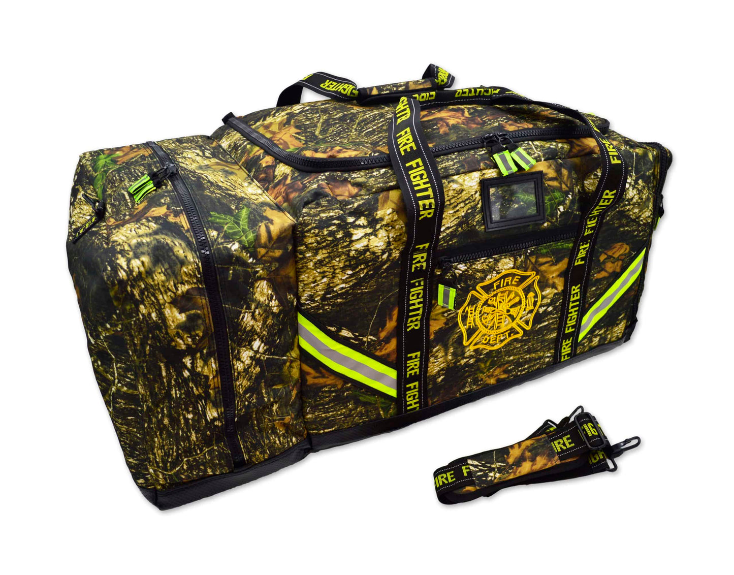 Camouflage 3XL Firefighter Step-In Gear Bag with Helmet Compartment