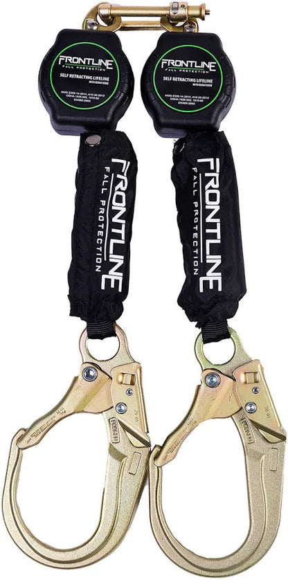 Frontline RPA062R Aramid Fiber Twin-Leg 6 ft Self-Retracting Lifeline