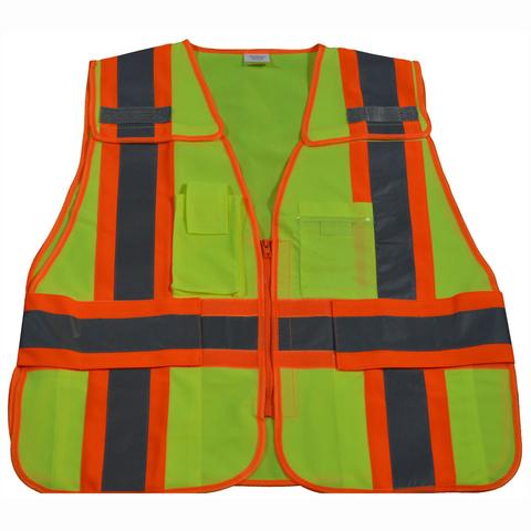 Class 2 Two-Tone Expandable 5-Point Breakaway Public Safety Vest