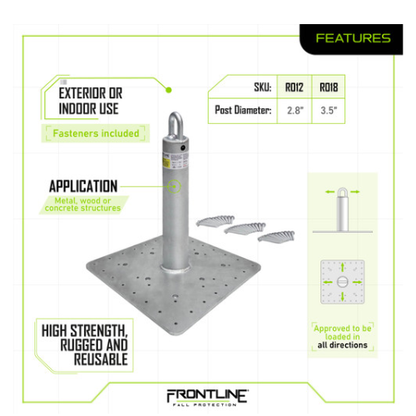 Frontline RO18 Commercial Roof Anchor