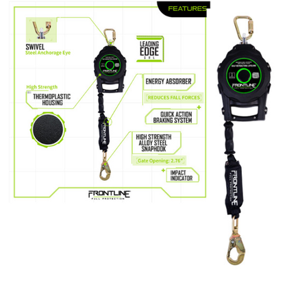 Frontline RPGC30LE Leading Edge Cable Single-Leg Self-Retracting Lifeline