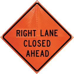 36" Super Bright Roll-Up Sign