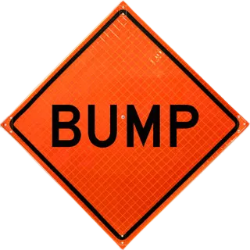 36" Super Bright Roll-Up Sign