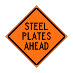 36" Super Bright Roll-Up Sign