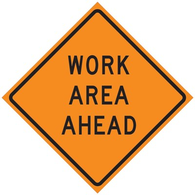 36" Super Bright Roll-Up Sign